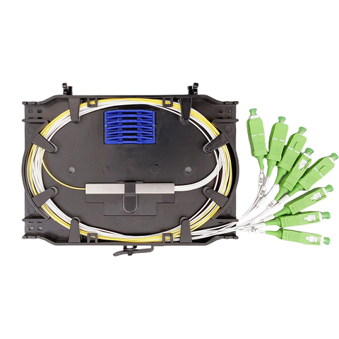 FST-12SP-043 Hybrid Fiber Splice & Splitter Tray, Hinged, 12-Fiber