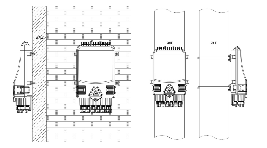 wall pole mount